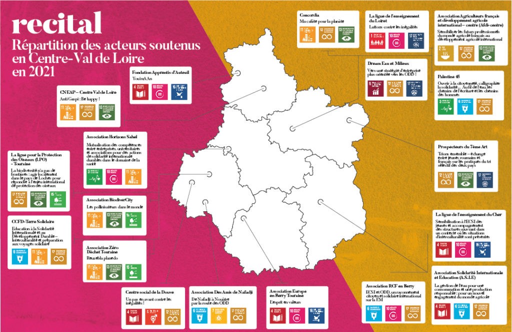 Recital - Carte des lauréats 2020-2021