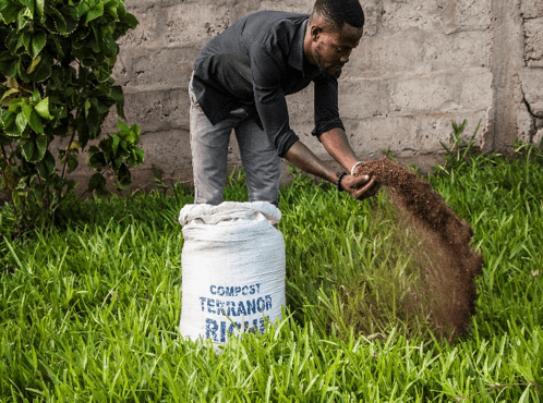 Le compost produit par l'ONG Enpro-Togo - Crédit photo : ENPRO Togo